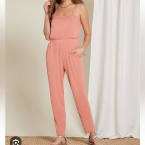 Peach canyon clay Mojave Jumpsuit‎ MED NWT